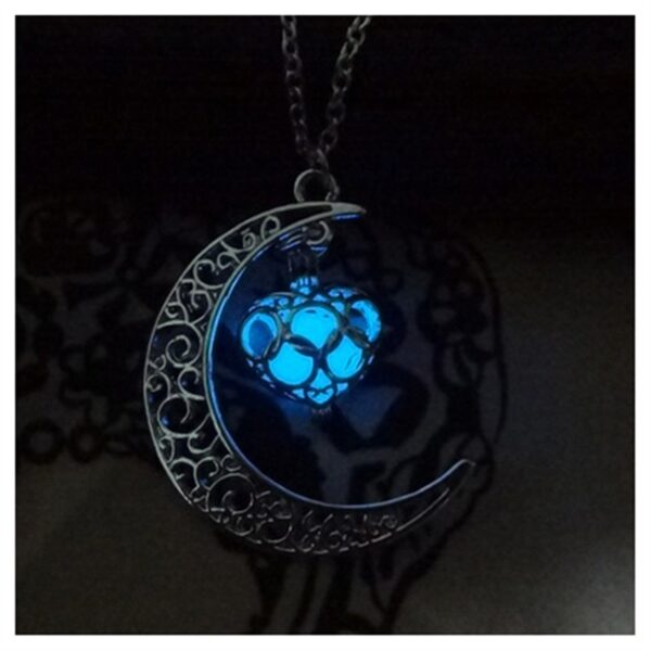 Glowing Pendant Necklaces Silver Plated Chain Necklaces - Image 10